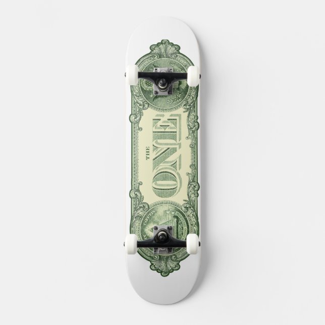 Skateboard Planche à roulettes de billet d'un dollar (Recto)