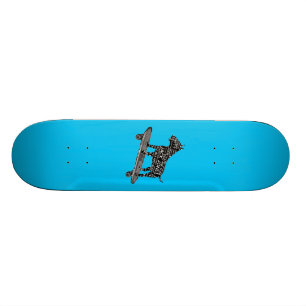 Skateboard Planche à roulettes de bull-terrier d'argot de
