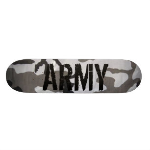 Skateboard Planche à roulettes de camo d'armée