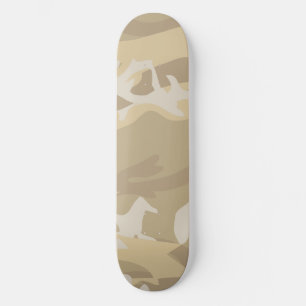 Skateboard Planche à roulettes de camouflage de sable