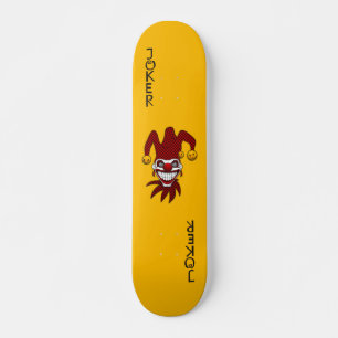 Skateboard Planche à roulettes de carte de joker