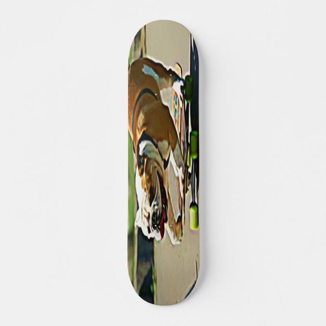 Skateboard Planche à roulettes de chien de patineur (Devant)
