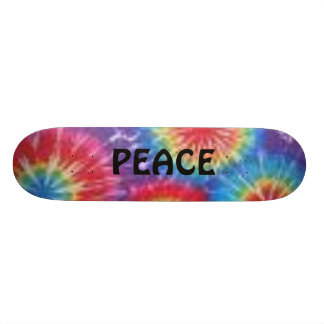 Skateboard Planche à roulettes de colorant de cravate