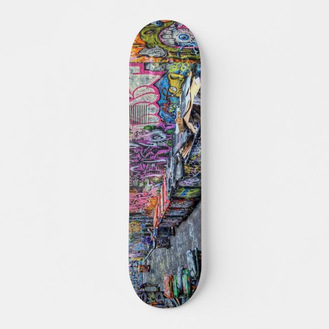 Skateboard Planche à roulettes de conception de graffiti (Devant)