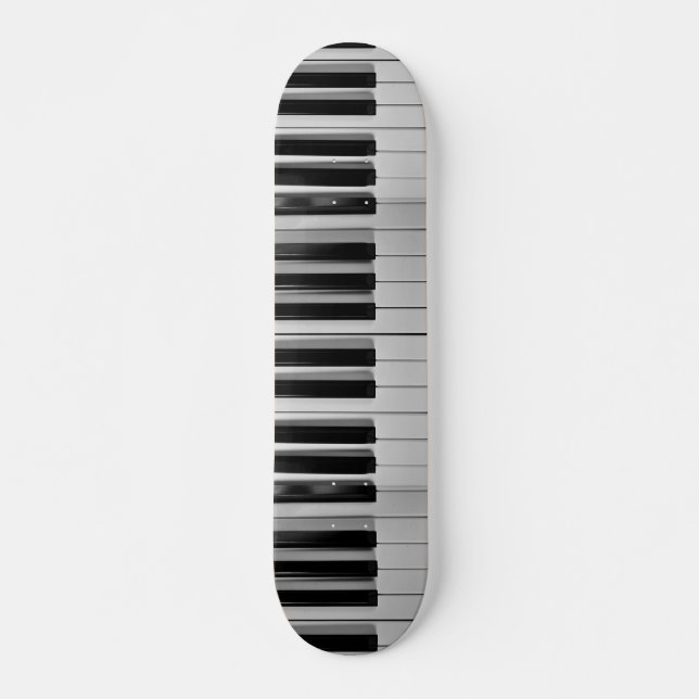 Skateboard Planche à roulettes de coutume de clavier de piano (Devant)