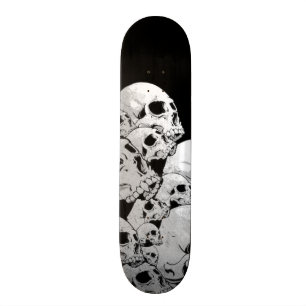 Skateboard Planche à roulettes de crânes