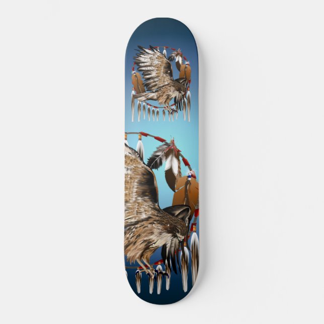 Skateboard Planche à roulettes de Dreamcatcher de faucon de (Recto)