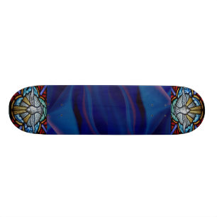 Skateboard Planche à roulettes de fenêtre en verre teinté