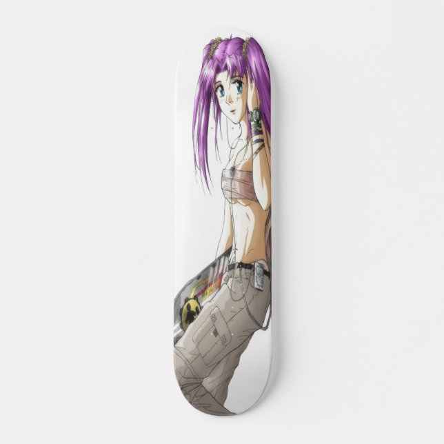 Skateboard Planche à roulettes de fille de patineur (Devant)