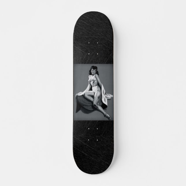 Skateboard Planche à roulettes de fille de zombi (Devant)