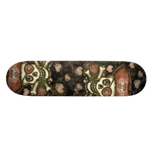 Skateboard Planche à roulettes de graphique d'amour de pirat
