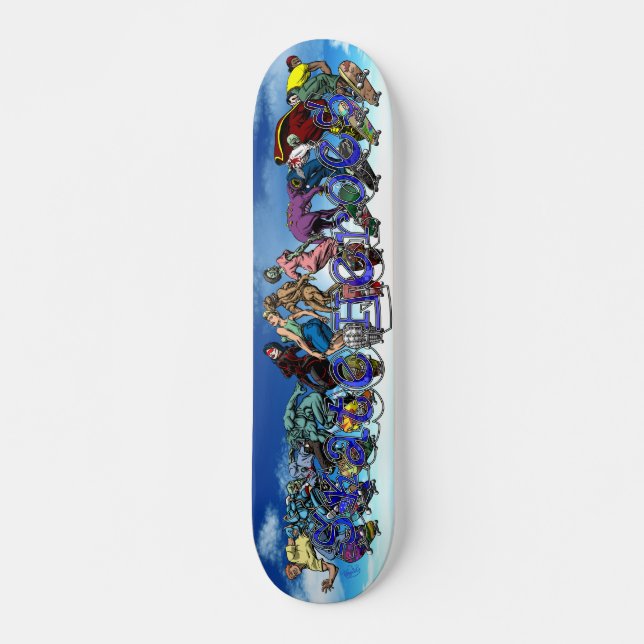 Skateboard Planche à roulettes de héros de patin (Devant)