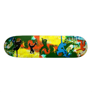 Skateboard Planche à roulettes de hip hop de graffiti de