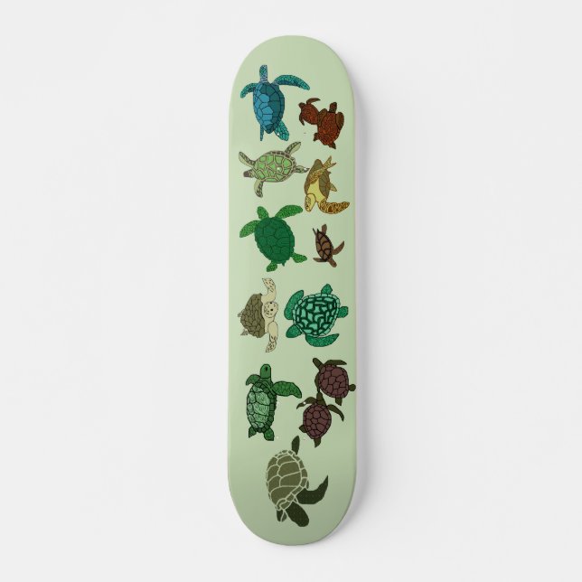 Skateboard Planche à roulettes de Honu (tortue de mer) (Devant)