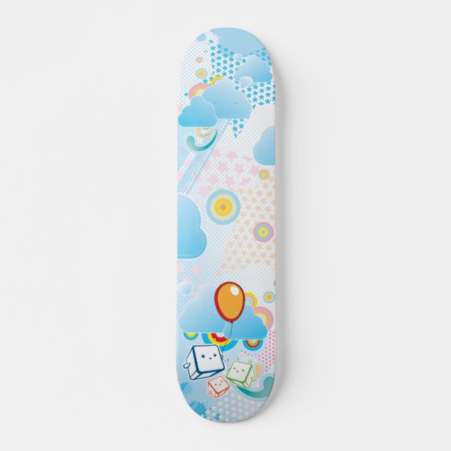 Skateboard Planche à roulettes de Kawaii (Devant)