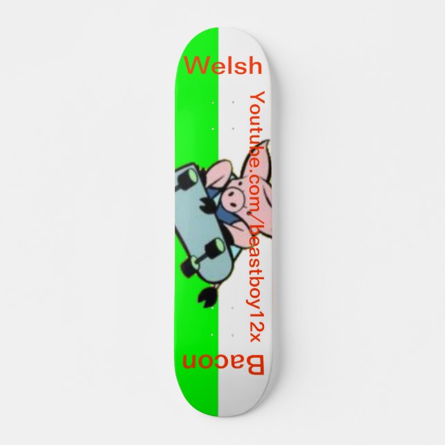 Skateboard Planche à roulettes de lard de Gallois (Devant)