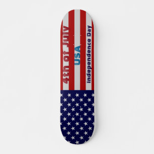 Skateboard Planche à roulettes de l'indépendance de drapeau