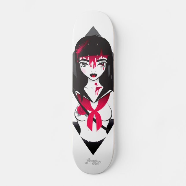 Skateboard Planche à roulettes de LoungeKat : Sukeban (Recto)