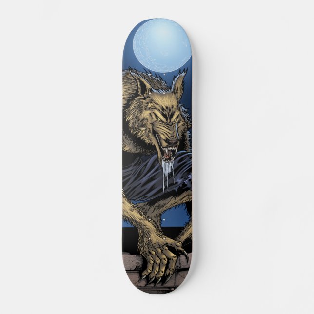 Skateboard Planche à roulettes de loup-garou (Recto)