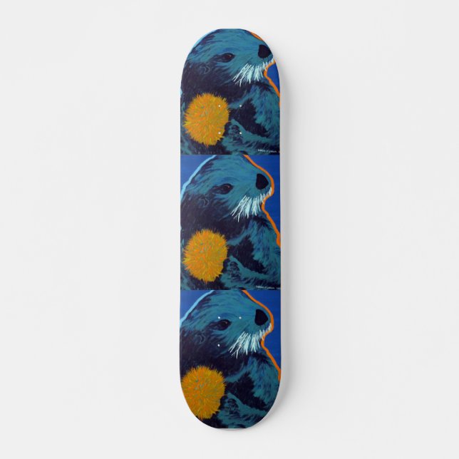 Skateboard planche à roulettes de loutre (Devant)