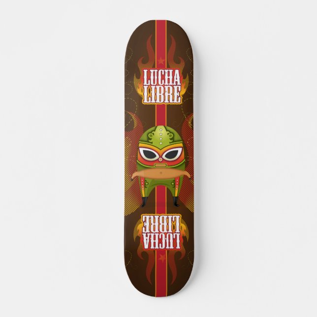 Skateboard planche à roulettes de lucha (Devant)