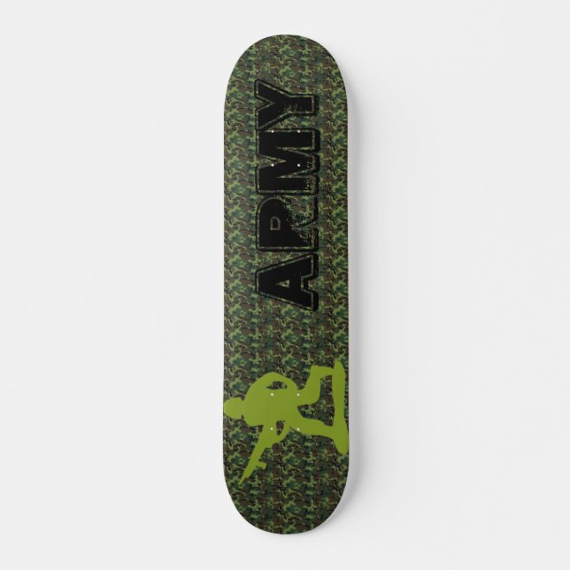 Skateboard planche à roulettes de mission d'espion d'ARMÉE de (Devant)
