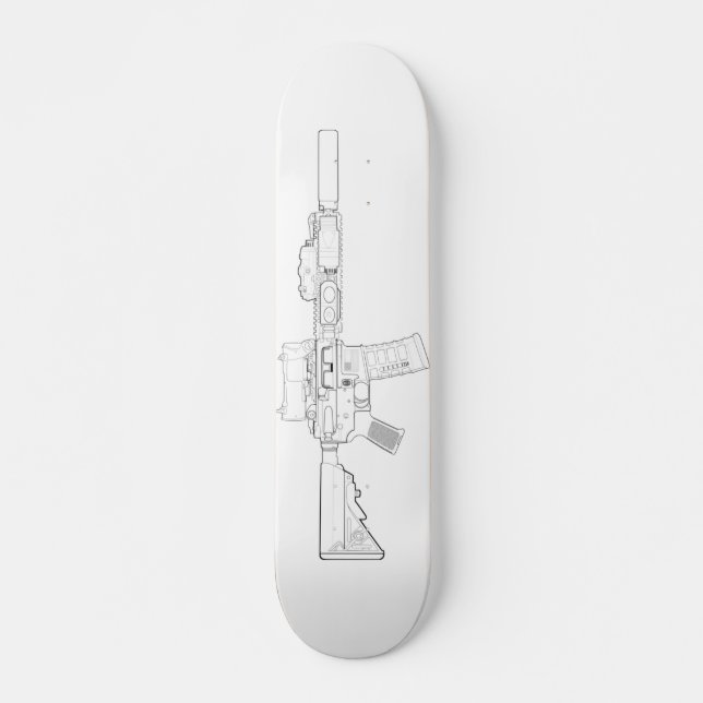 Skateboard Planche à roulettes de mod 0 de CQBR MK18 (Devant)
