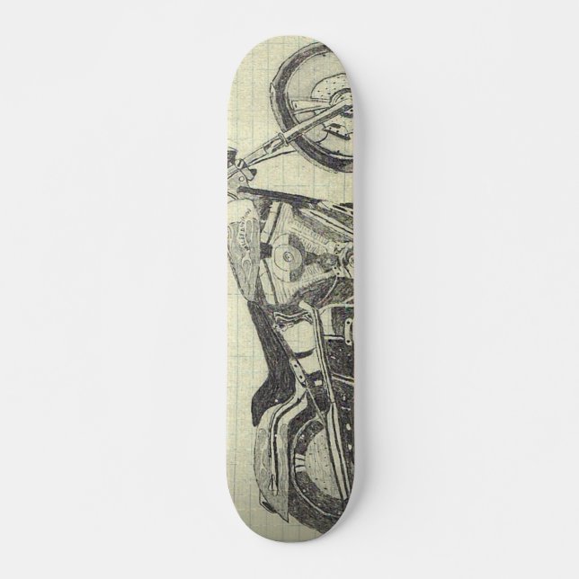SKATEBOARD PLANCHE À ROULETTES DE MOTO (Devant)