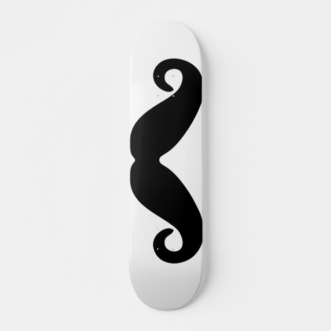 Skateboard planche à roulettes de moustache (Devant)