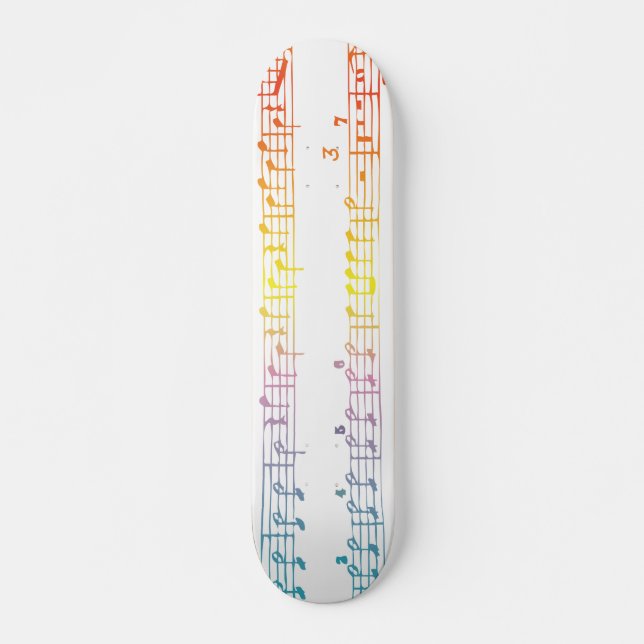 Skateboard Planche à roulettes de musique de feuille (Devant)