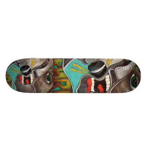 Skateboard Planche à roulettes de petit pain de la roche N
