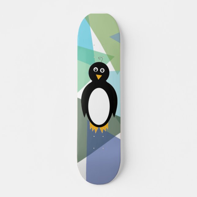 Skateboard Planche à roulettes de pingouin (Devant)
