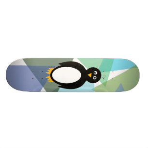Skateboard Planche à roulettes de pingouin