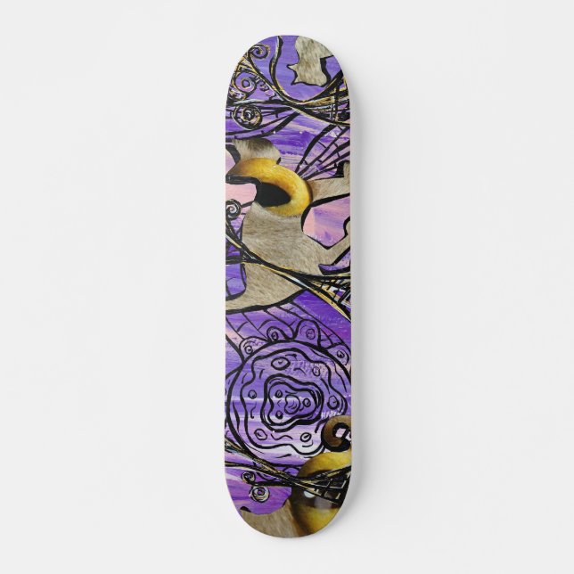 Skateboard Planche à roulettes de plots réflectorisés (Devant)