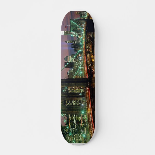 Skateboard Planche à roulettes de pont de NY Brooklyn (Devant)