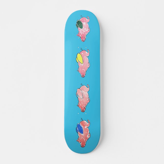 Skateboard Planche à roulettes de porcs de vol (Devant)