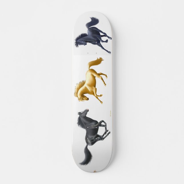 Skateboard Planche à roulettes de puissances en chevaux (Devant)