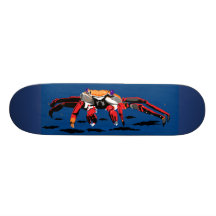 Planche à roulettes de rampement de crabe