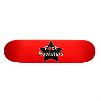 Skateboard Planche à roulettes de rouge de Rockstar