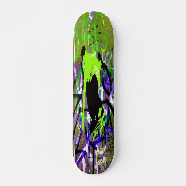 Skateboard Planche à roulettes de rue de graffiti (Devant)