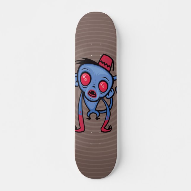 Skateboard Planche à roulettes de singe de zombi (Devant)