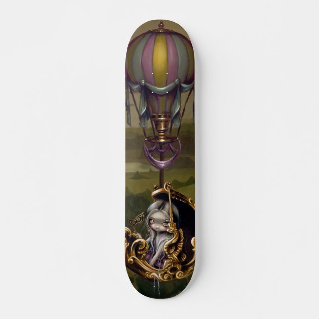 Skateboard Planche à roulettes de steampunk de char de ballon (Devant)