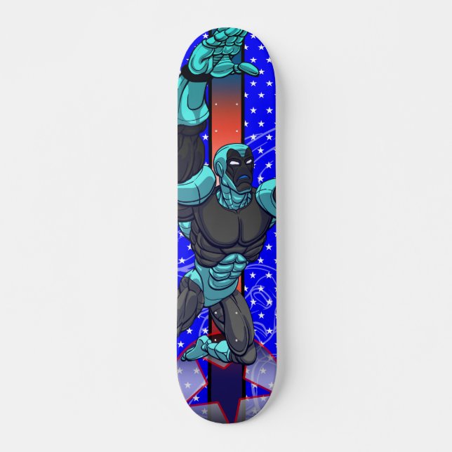 Skateboard Planche à roulettes de superhéros (Devant)