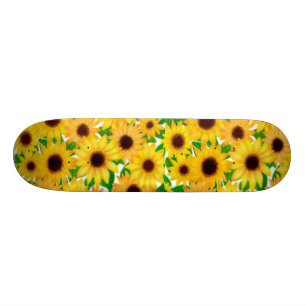 Skateboard Planche à roulettes de tournesols de pays