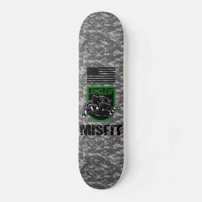 Skateboard Planche à roulettes de vêtement manqué de Jungleup (Recto)