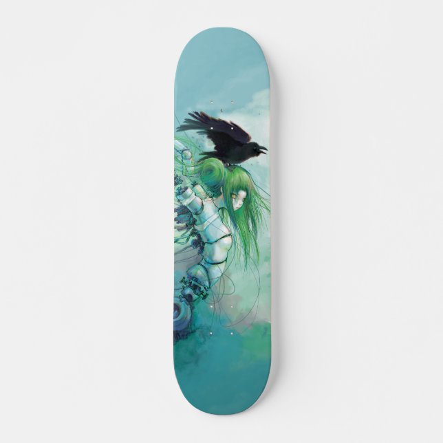 Skateboard Planche à roulettes démontée de larmes (Devant)