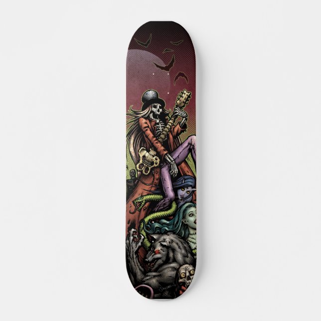Skateboard Planche à roulettes d'enfant d'horreur (Devant)
