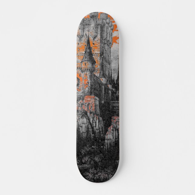 Skateboard Planche à roulettes du château médiéval (Devant)