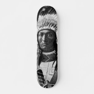 Skateboard Planche à roulettes du chef amérindien