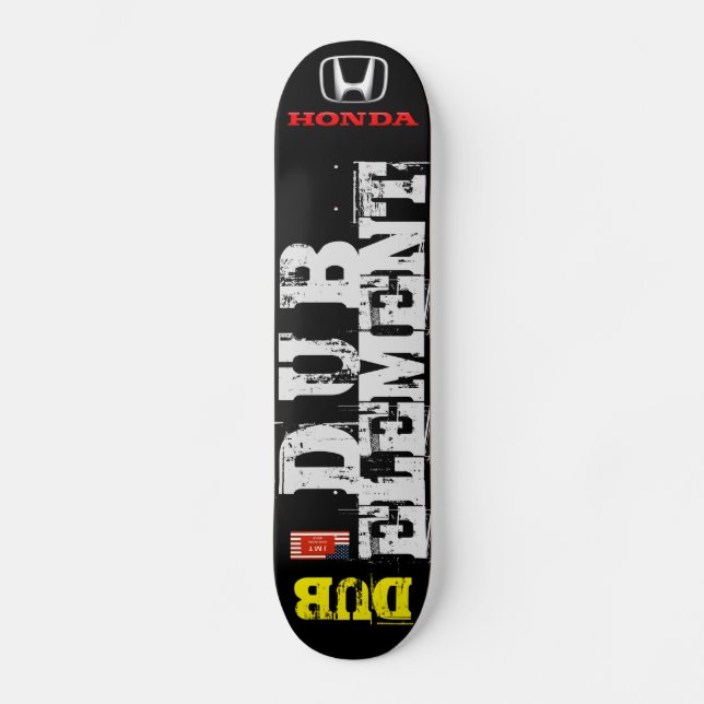 Skateboard Planche à roulettes DUB ELEMENT, Deck 7¾" (Recto)